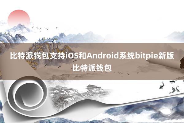 比特派钱包支持iOS和Android系统bitpie新版比特派钱包