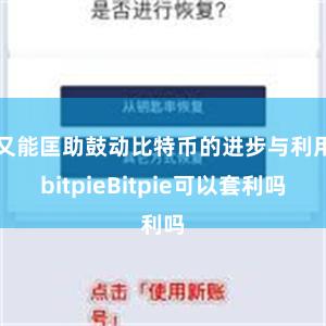 又能匡助鼓动比特币的进步与利用bitpieBitpie可以套利吗