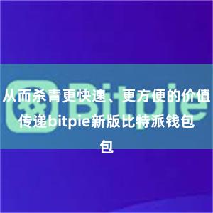 从而杀青更快速、更方便的价值传递bitpie新版比特派钱包